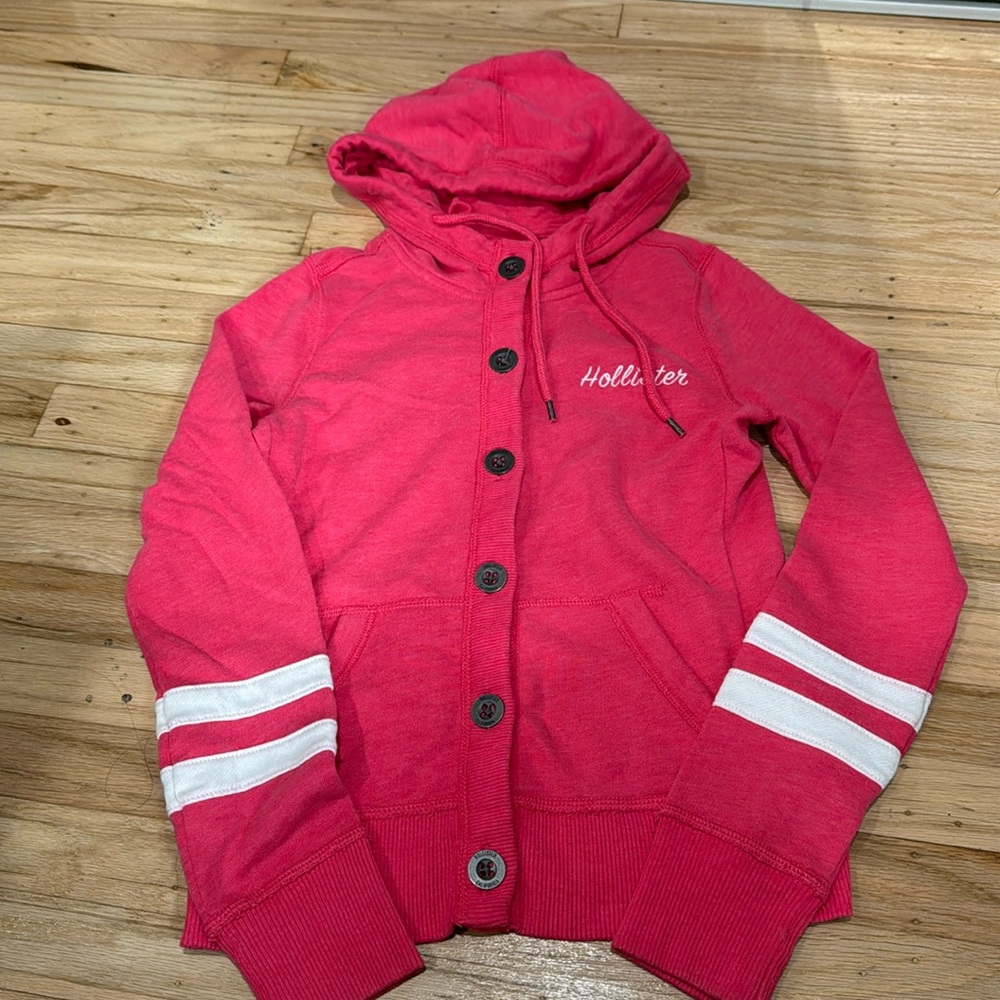 Hollister women’s hoodie hot pink